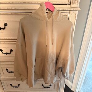 Athleta NWT Neutral Beige Oversized Hoodie